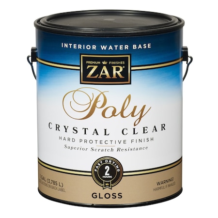 Zar ZAR Aqua Gloss Clear Water-Based Polyurethane 1 gal 32413